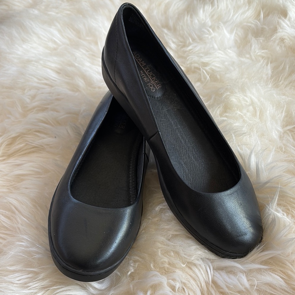 Adam Tucker Black Ballet Flats